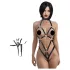 Wild Play - body donna sexy - pizzo nero