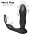 Men's Play - vibratore anale smart - nero