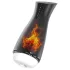 Men's Play - masturbatore succhiante vibrante con funzione riscaldante (nero)
