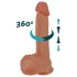Natural Play - vibratore spingente‑rotante (color carne)