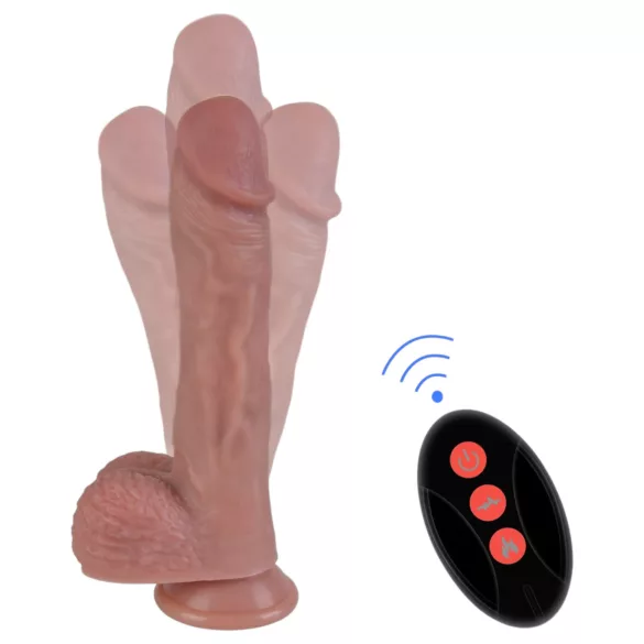 Natural Play - vibratore spingente‑rotante (color carne)