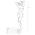 Passion BS024 - Set rete a cuori (bianco) - S-L
