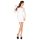 Passion - minidress a maniche lunghe - bianco - S-L
