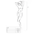 Passion BS031 - body aperto sexy - rosso - S-L
