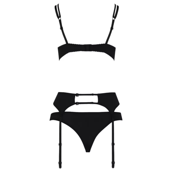 Passion Floris - set intimo donna - nero