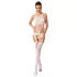 Passion BS047 - completo rete aperto con taglio - bianco - S-L