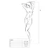 Passion BS049 - completo rete con collo alto - rosso - S-L