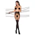 Passion Ti Open 003 - calze effetto reggicalze - nero