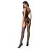 Passion BS057 - completo rete zigzag - nero - S-L