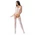 Passion BS059 - completo rete sexy - bianco - taglia S-L