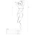 Passion BS064 - body aperto a rete (rosso) - S-L