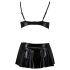 Passion Deby - set reggiseno con minigonna (nero) - L/XL