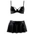 Passion Deby - set reggiseno con minigonna (nero) - L/XL