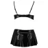 Passion Deby - set reggiseno e minigonna - nero