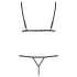 Passion Devil Solon - completo intimo in pizzo (nero)