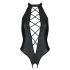 Passion Nancy - body aperto a spalline incrociate (nero) - L/XL