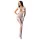 Passion BS082 - completo rete senza maniche in pizzo - bianco S-L