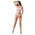 Passion BS083 - body aperto traforato - bianco - taglia S-L