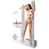 Passion BS083 - body aperto traforato - bianco - taglia S-L