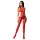 Passion BS084 - tuta corsetto e top - rosso (S-L)