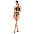 Passion - body trasparente in rete - nero - S-L
