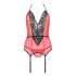 Passione Peonia - top e perizoma (rosso) - L/XL