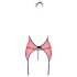 Passione Peonia - top e perizoma (rosso) - L/XL