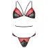 Passion Peonia - set reggiseno (rosso)