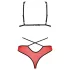 Passion Peonia - set reggiseno (rosso)