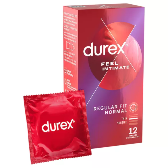 Durex Feel Intimate - preservativi ultrasottili - confezione 2x12 pezzi