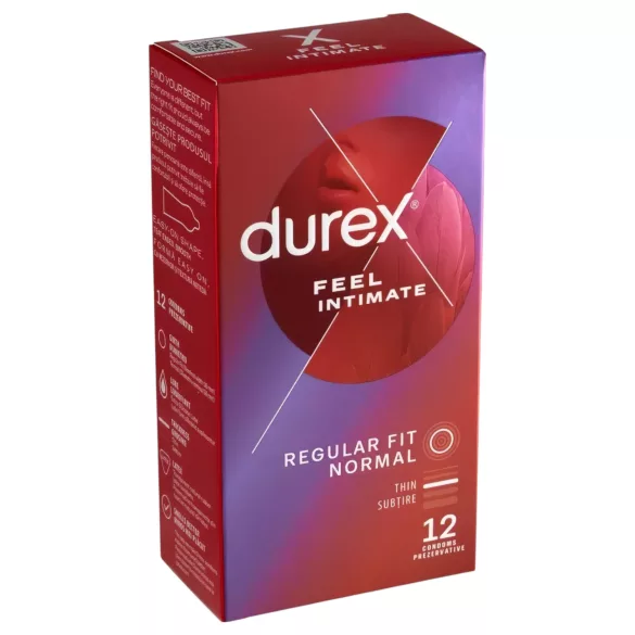 Durex Feel Intimate - preservativi ultrasottili - confezione 2x12 pezzi