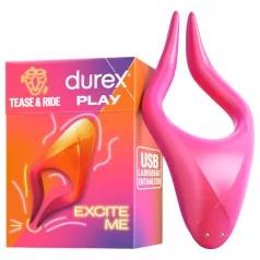Durex Tease & Ride - vibratore punto intimo - silicone rosa