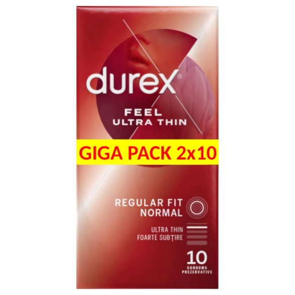 Durex Feel Ultra Thin - preservativi ultra sottili realistici (2x10 pezzi)