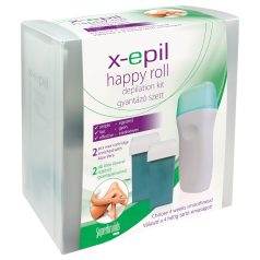 X-Epil Happy roll - kit depilazione - rullo ceretta
