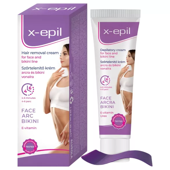 X-Epil - crema depilatoria viso/inguine - 40ml