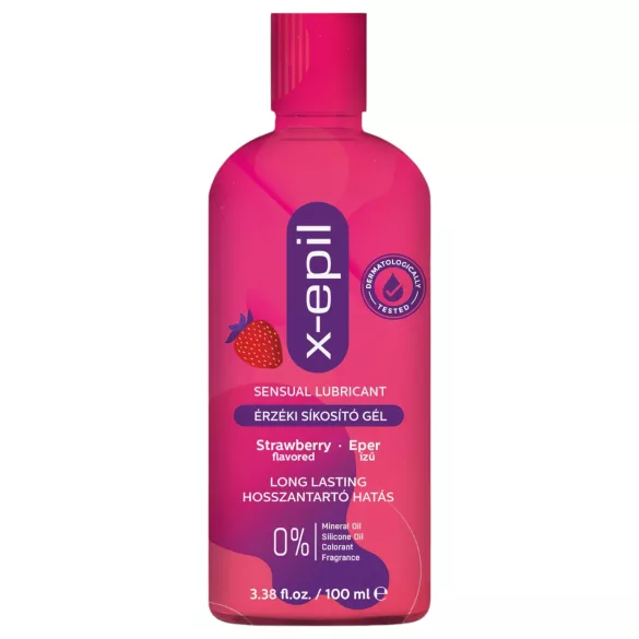 X-Epil - gel lubrificante sensuale gusto fragola 100ml