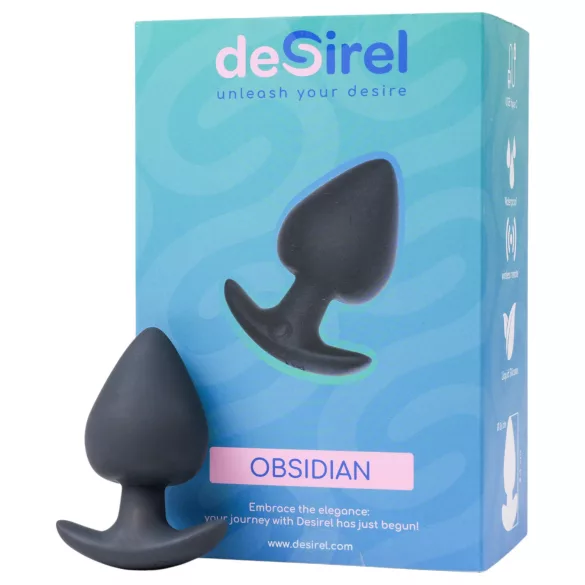 Desirel Obsidian - Vibratore anale controllato tramite app (nero)