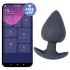 Desirel Obsidian - Vibratore anale controllato tramite app (nero)