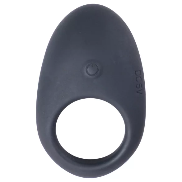 Desirel Halo - anello fallico vibrante intelligente - silicone nero