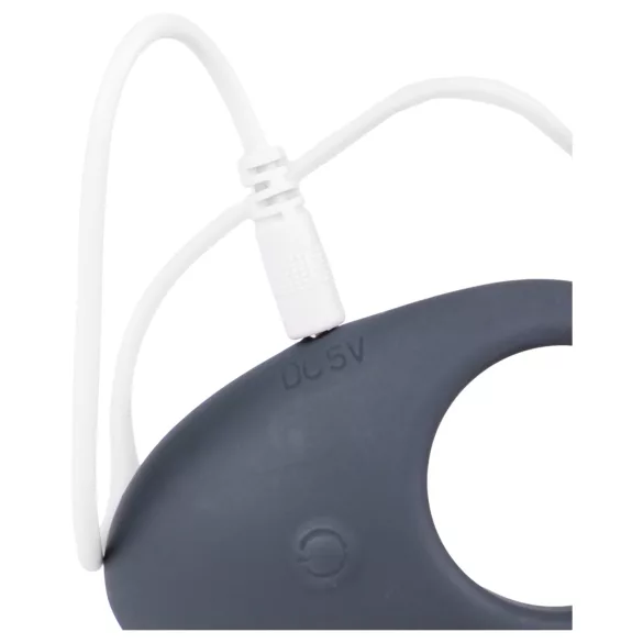 Desirel Halo - anello fallico vibrante intelligente - silicone nero