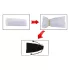 Sunfo - plug anale in silicone con gemma a cuore - nero/lilla