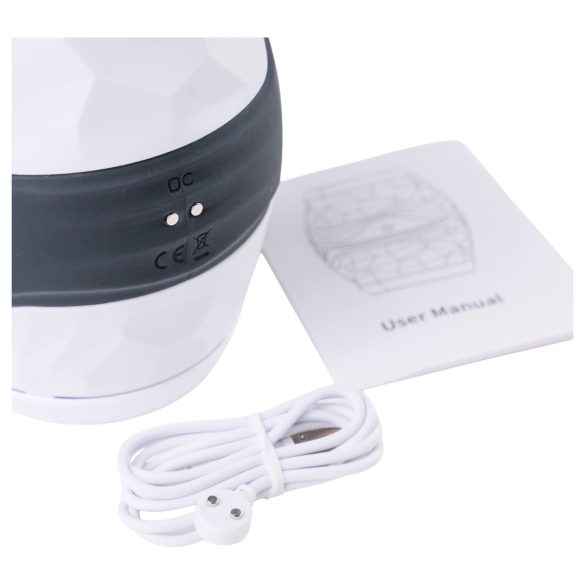 Desirel Grip Master - masturbatore maschile stringente - silicone grigio