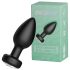 Desirel Easy Obsidian - vibratore anale ricaricabile con radio (nero)