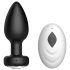Desirel Easy Obsidian - vibratore anale ricaricabile con radio (nero)