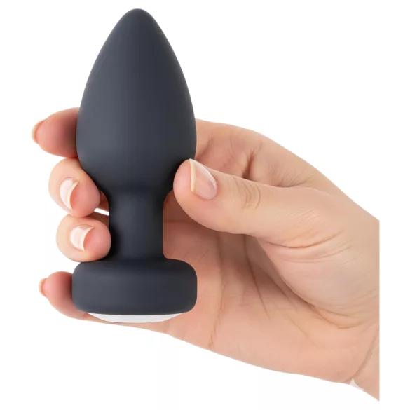 Desirel Easy Obsidian - vibratore anale wireless ricaricabile - nero
