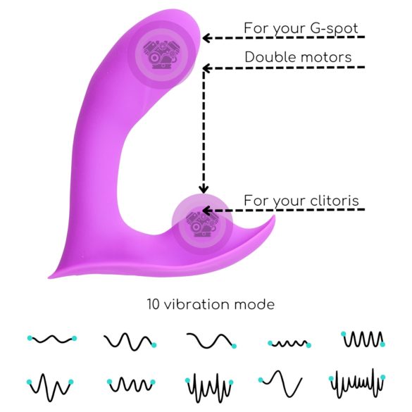 Desirel Insider - Vibratore punto G e prostata - silicone viola