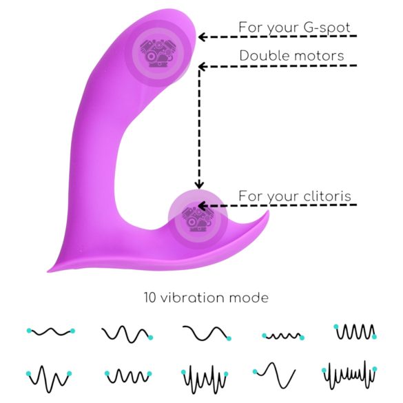 Desirel Insider - Vibratore punto G e prostata - silicone viola