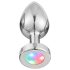 Desirel GlowPlug - plug anale luminoso - piccolo (argento)