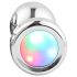 Desirel GlowPlug - plug anale luminoso - piccolo (argento)