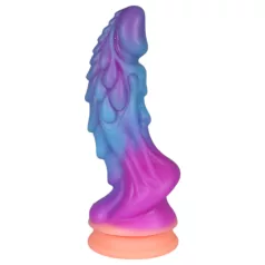 OgazR - dildo a forma di drago luminoso - 22 cm (viola-rosa)